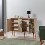 Hanah Home Consola Mega - 727 Roble Sonoma